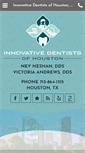 Mobile Screenshot of innovativedentistsofhouston.com